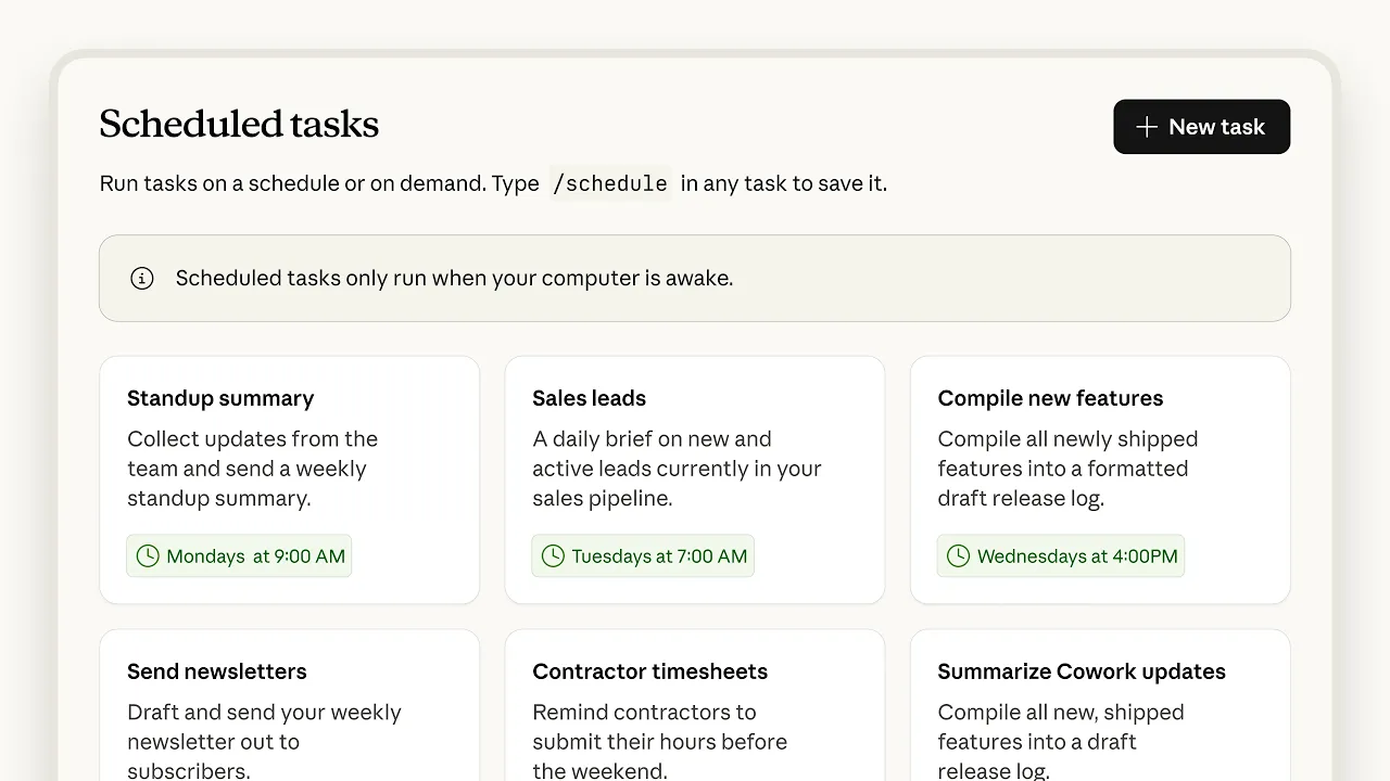 Scheduled Tasks: Set It Once, Claude Handles the Rest